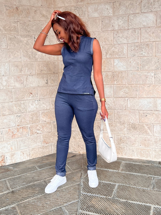 'JEGGING BLUE SET IT COLLECTION '